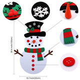 DIY Felt Christmas Snowman or Tree - Children's Favorite Gift DIY Felt Christmas Snowman or Tree - Children's Favorite Gift