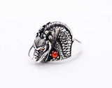 Dragon King Zircon Eyes - Genuine 925 Sterling Silver Dragon King Zircon Eyes - Genuine 925 Sterling Silver