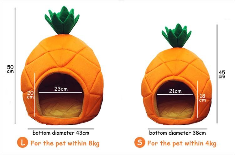 Pineapple best sale pet bed