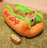 Hot Dog Pet Bed hot dog bed, hot dog dog bed, hot dog sofa, hot dog pet bed, hot dog bun dog bed