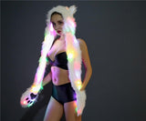 LED Faux Fur Hat led hat