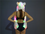 LED Faux Fur Hat led hat