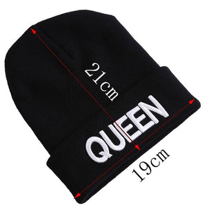 King & Queen Beanie queen beanie king and queen beanies king beanie