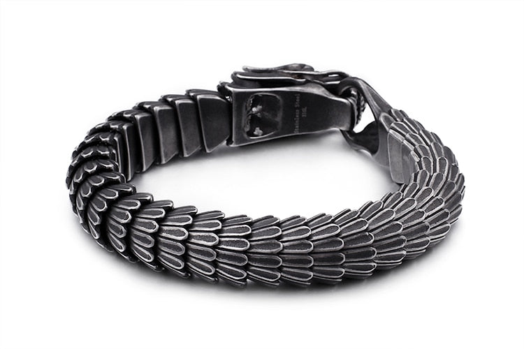 Stainless Steel Dragon Bracelet