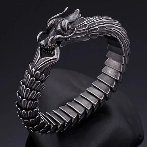 Stainless Steel Dragon Bracelet