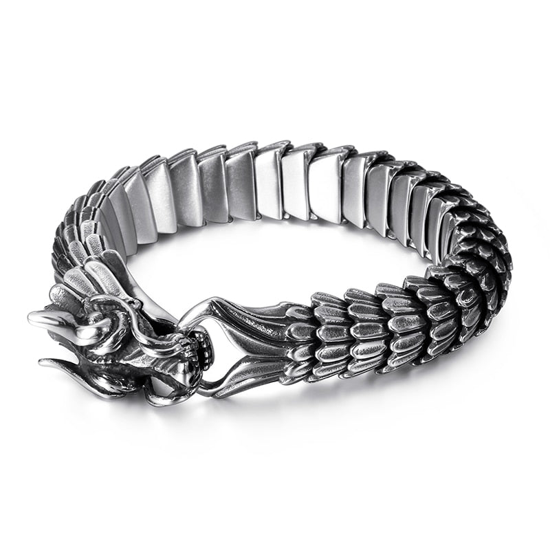 Stainless Steel Dragon Bracelet