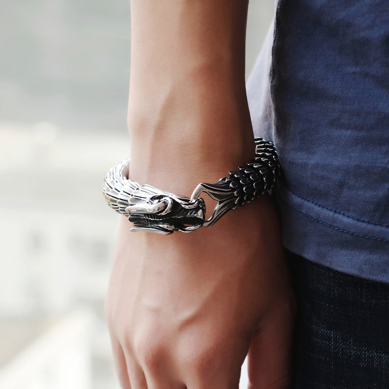 Stainless Steel Dragon Bracelet