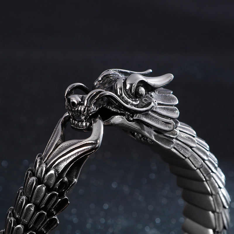 Stainless Steel Dragon Bracelet