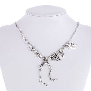 Dinosaur Necklace dinosaur necklace t rex necklace dinosaur skeleton necklace