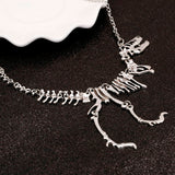 Dinosaur Necklace dinosaur necklace t rex necklace dinosaur skeleton necklace