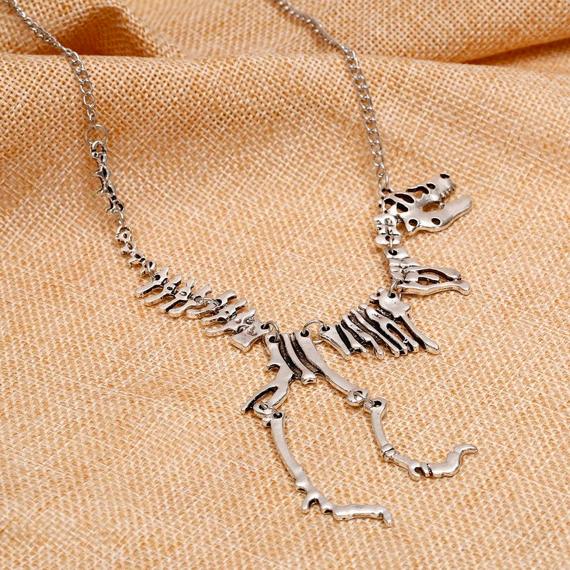 Gold Plated Origami T-Rex Necklace | Lily Charmed