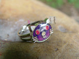 Cat Mood Color Changing Ring cat ring, silver cat ring, kitty ring