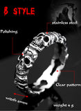 Skull Stainless Steel Punk Ring skull rings for men skull ring skull rings for women