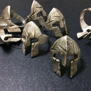 Spartan Battle Worn Helmet Ring Spartan Battle Worn Helmet Ring