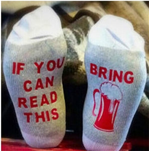 If You Can Read This Bring Beer Socks