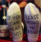 If You Can Read This Please Bring Me a Glass of Wine Socks If You Can Read This Please Bring Me a Glass of Wine Socks