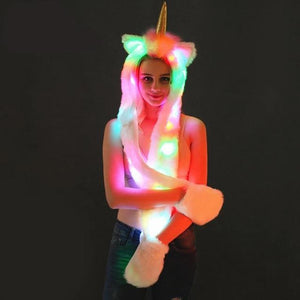 LED Faux Fur Hat led hat