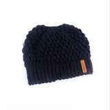 Ponytail Beanie Knitted Winter Hat ponytail beanie cc ponytail beanie beanie with ponytail hole ponytail beanie hat beanie with hole for hair beanie hat with ponytail hole