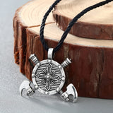 Axes & Shield Pendant Necklace Axes & Shield Pendant Necklace