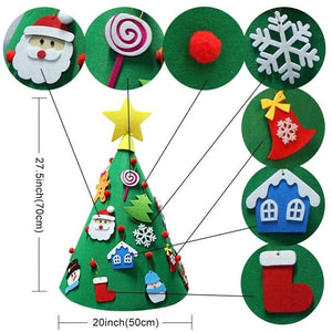 DIY Felt Christmas Tree felt christmas tree felt christmas tree for toddlers diy felt christmas tree felt christmas ornaments kids felt christmas tree