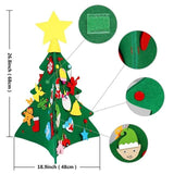 DIY Felt Christmas Tree felt christmas tree felt christmas tree for toddlers diy felt christmas tree felt christmas ornaments kids felt christmas tree