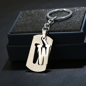 A-Z Letter Keychain A-Z Letter Keychain