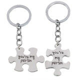 You Are My Person Couple Keychain couple keychain cute couple keychains his and her keychains couple keyrings key to my heart keychain matching keychains for couples