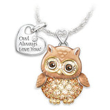 Owl Always Love You Cute Owl Necklace owl pendant owl necklace