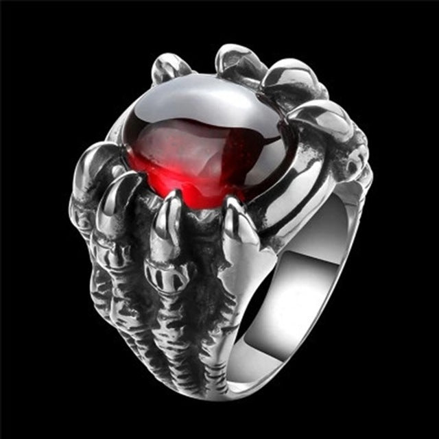 dragon ring, mens dragon ring, dragon ring silver, dragon claw ring, dragon eye ring