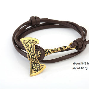 Axe Leather Bracelet Axe Leather Bracelet