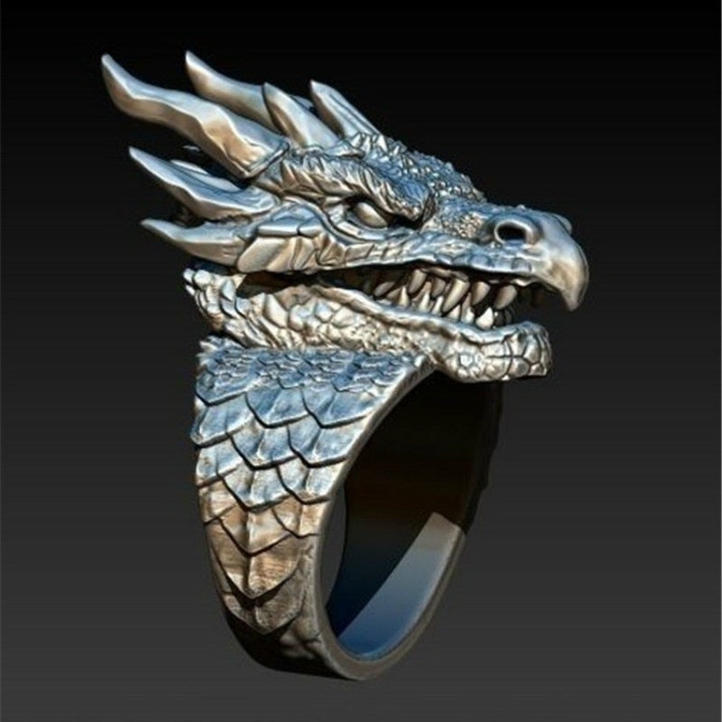 Gothic Dragon Ring