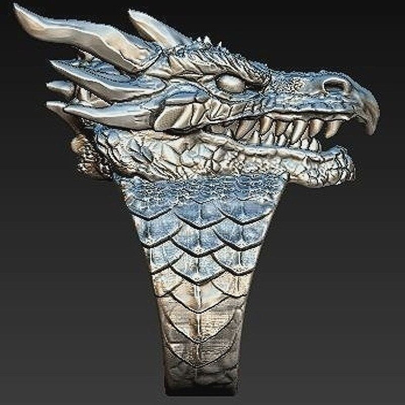 Gothic Dragon Ring