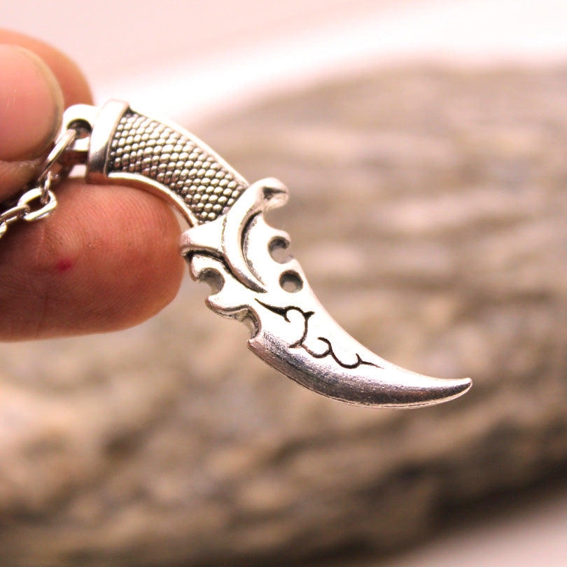 Glowing Dagger Necklace