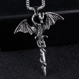 Vintage Sword Dragon Pendant Necklace Vintage Sword Dragon Pendant Necklace