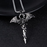 Vintage Sword Dragon Pendant Necklace Vintage Sword Dragon Pendant Necklace