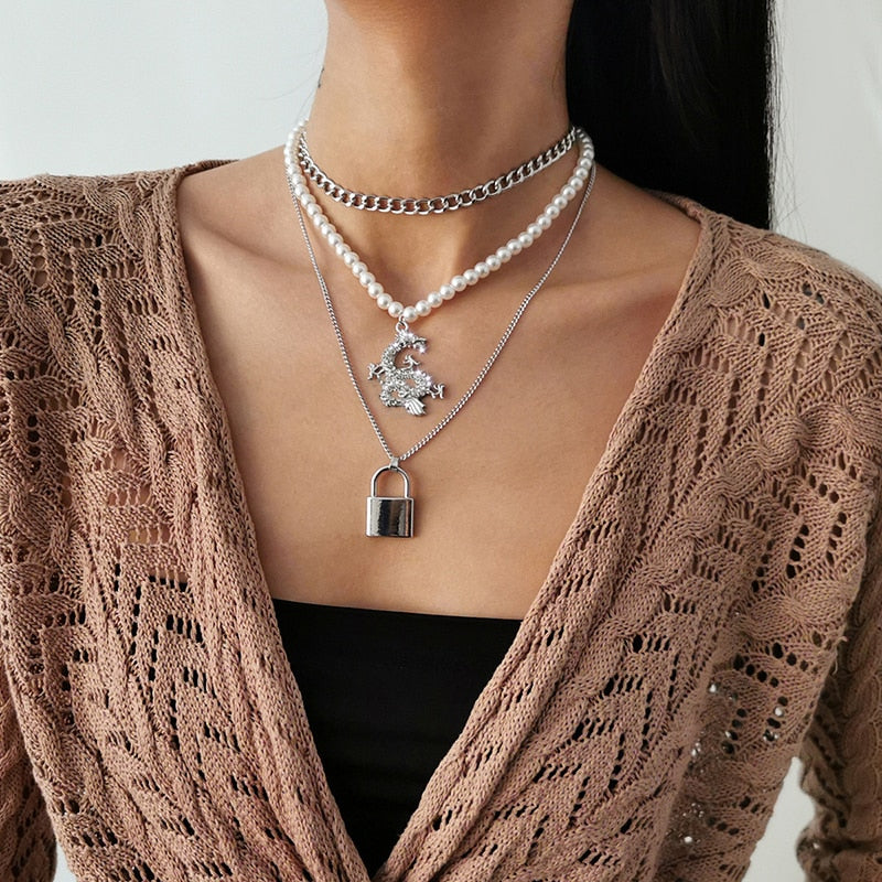 Multi-Layer Dragon Necklace