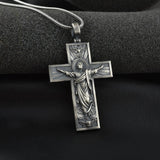 Religious Cross Jesus Christian Necklace Christian Necklace, Virgin Mary Necklace, Religious Necklace, Jesus Necklace