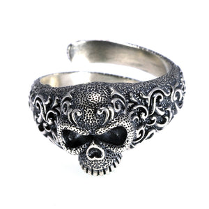 Gothic Resizeable Punk Pirate Skull Ring Pirate Ring, Pirate Rings, Skull Ring, Skull Rings