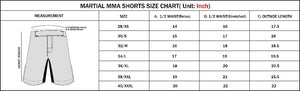 Martial Fitness Brazilian Jiu Jitsu MMA BJJ Skull Shorts Brazilian Jiu-Jitsu BJJ Brazilian Jiu Jitsu MMA Shorts