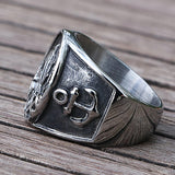 Pirate Ship Ring 316L Stainless Steel Pirate Ring, Pirate Rings, Skull Ring, Skull Rings