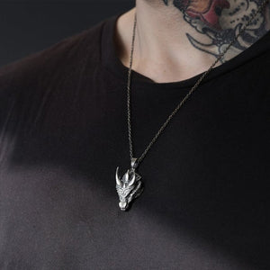 Exquisite Dragon Head Pendant Necklace Exquisite Dragon Head Pendant Necklace