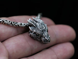 Vintage Unisex Dragon Pendant Necklace Vintage Unisex Dragon Pendant Necklace