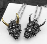 Ninja Samurai Ghost Skull Mask Necklace Ninja Samurai Ghost Skull Mask Necklace