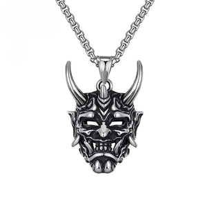 Ninja Samurai Ghost Skull Mask Necklace Ninja Samurai Ghost Skull Mask Necklace