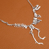 Dinosaur Necklace dinosaur necklace t rex necklace dinosaur skeleton necklace