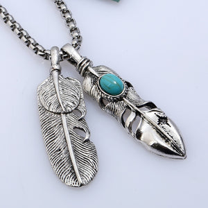 3 Eagle Feathers With Eagles Claw Pendant Necklace | Turquoise Eagle Feather | Eagle Pendant Necklace 3 Eagle Feathers With Eagles Claw Pendant Necklace | Turquoise Eagle Feather | Eagle Pendant Necklace