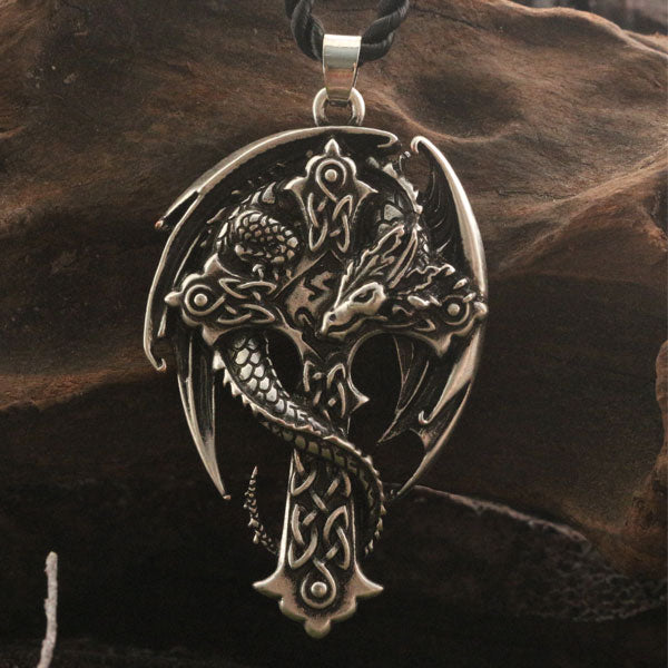 Dragon Cross Necklace