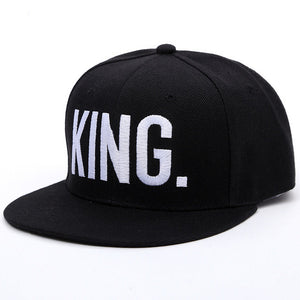 KING / QUEEN Embroidered Snapback Cap KING / QUEEN Embroidered Snapback Cap