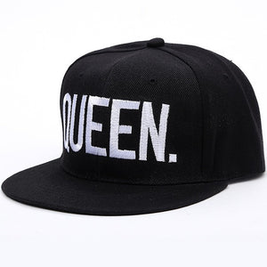 KING / QUEEN Embroidered Snapback Cap KING / QUEEN Embroidered Snapback Cap