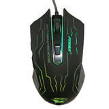 FORKA Silent Click USB Wired Gaming Mouse 6 Buttons 3200DPI FORKA Silent Click USB Wired Gaming Mouse 6 Buttons 3200DPI